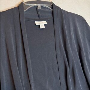 Pure Jill:  Women's Open Front Cardigan - Slate Blue